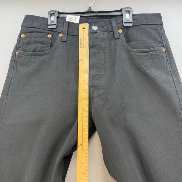Levi's 501XX Big E Men's 33x34 Black Straight Leg Button Fly Preppy Normcore NWT - Picture 14 of 16